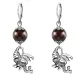 Серьги-амулеты Дракон (удача, могущество, успех), гранат SE-MKA22-25