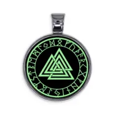 Светящийся амулет Валькнут ALE513