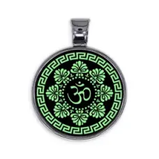 Светящийся амулет Ом ALE514