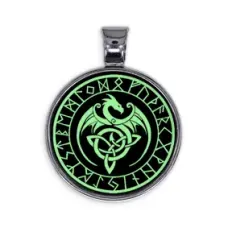 Светящийся амулет Дракон ALE519