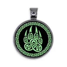 Светящийся амулет Волчья лапа ALE526