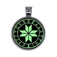 Светящийся амулет Алатырь ALE528