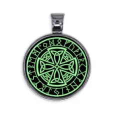 Светящийся амулет Кельтский крест ALE549