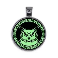 Светящийся амулет Сова ALE556