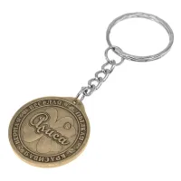 Именной брелок Алиса 30мм, латунь, со вкладышем V-BIW005