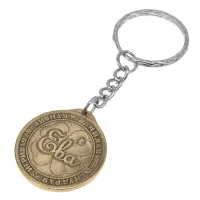 Именной брелок Ева 30мм, латунь, со вкладышем V-BIW019