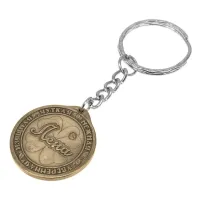 Именной брелок Елена 30мм, латунь, со вкладышем V-BIW022