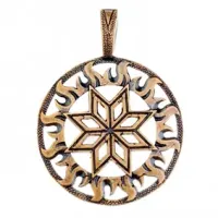 Оберег Алатырь, латунь SP-OB-01