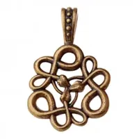 Оберег Змеиный щит, латунь SP-OB-05