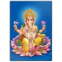 Магнит на холодильник Ганеш 7х10см, винил MI011