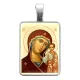 Нательная иконка Пресвятая Богородица (Казанская) ALE307