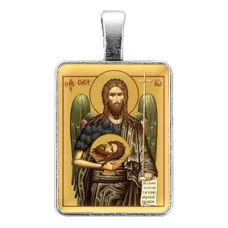 Нательная иконка Святой пророк Иоанн Креститель ALE324