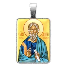 Нательная иконка Святой апостол Андрей Первозванный ALE326