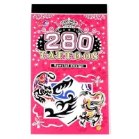 Временные татуировки набор 5 листов 8,5х16см Животные, драконы