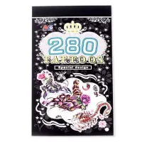 Временные татуировки набор 5 листов 8,5х16см Скорпионы TTI012-12