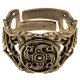 Обережное кольцо Символ Рода, размер 16.5, латунь V-KL004