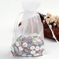 Мешочек органза 10х15см Белый MS012-04