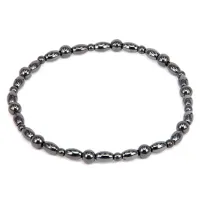 Магнитный браслет на ногу, гематит BS075