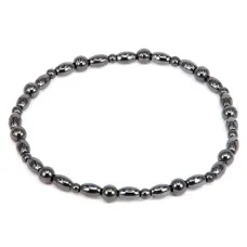 Магнитный браслет на ногу, гематит BS075