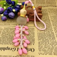 Подвеска - ароматизатор Тыква-горлянка 31 см, цвет розовый AR002-04