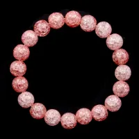 Браслет Сахарный кварц 10мм, цвет розовый BJBS-098-03