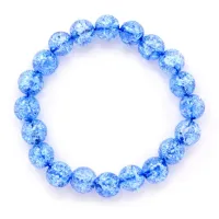 Браслет Сахарный кварц 10мм, цвет синий BJBS-098-05