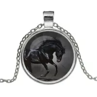 Кулон с цепочкой Конь ALK117