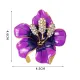 Брошь Цветок, цвет фиолетовый 1B0041-2