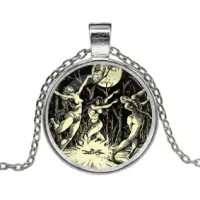 Кулон с цепочкой Шабаш ведьм ALK142