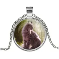 Кулон с цепочкой Рысь ALK148