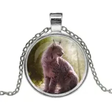 Кулон с цепочкой Рысь ALK148