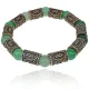 Рунический браслет Беркана с натуральным камнем Нефрит BSRL021