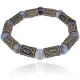 Рунический браслет Эйваз с натуральным камнем Содалит BSRL022