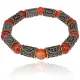 Рунический браслет Ансуз с натуральным камнем Сердолик BSRL024