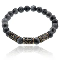 Рунический браслет Победа, достижение цели, Лабрадор BSRL037