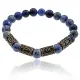 Рунический браслет Карьера и бизнес, 8мм, Содалит BSRL051