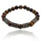 Рунический браслет Стабильный рост, 8мм, Тигровый глаз BSRL056
