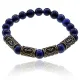 Рунический браслет Формула обретения мудрости, 8мм, Лазурит BSRL064