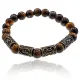 Рунический браслет Формула получения прибыли, 8мм, Тигровый глаз BSRL072