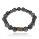 Рунический браслет От комплекса неполноценности, 10мм, Лабрадор BSRL076