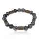 Рунический браслет Выход из депрессии, 10мм, Обсидиан BSRL077
