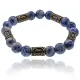 Рунический браслет Стабильность в бизнесе, 10мм, Содалит BSRL081