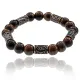 Рунический браслет Рост денежного потока, 10мм, Тигровый глаз BSRL084