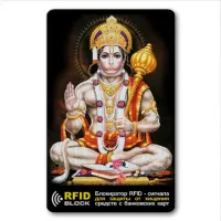 Защитная RFID-карта Хануман, металл RF048