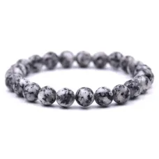 Браслет из натурального камня Яшма Сезам 8мм BJBS-111