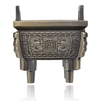 Подставка для благовоний Два дракона, бронзовый PBK002-B