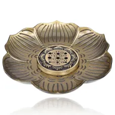 Подставка для благовоний Лотос, цвет бронзовый PBK015-B