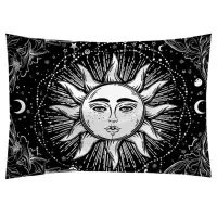 Гобелен Солнце (черно-белый) 95х73см GB040