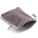 Мешочек бархат 10х12см серый MS003G