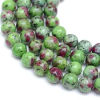 Бусины Цоизит 8мм на нити FB8-036